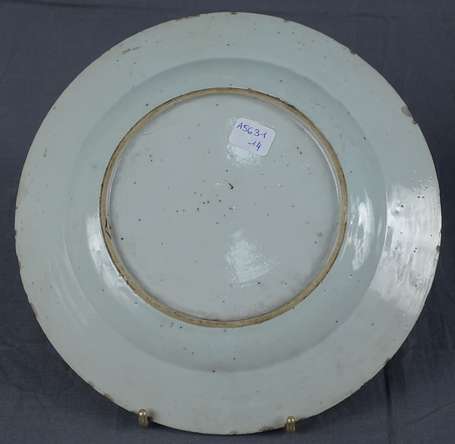 COMPAGNIE DES INDES - Deux assiettes en porcelaine