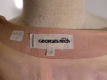 GEORGES RECH - Robe portefeuille sans col vintage 