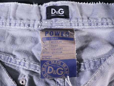 DOLCE & GABBANA - Bermuda homme en jean. T. 32. 