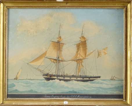 ROUX Antoine (1765-1835) - Portrait du bateau 
