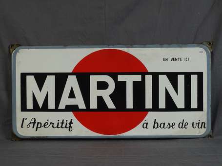 MARTINI  : Bandeau émaillé plat à oreilles. 