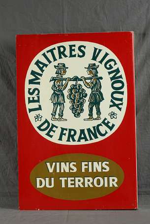 LES MAÎTRES VIGNERONS : Tôle double-face à équerre