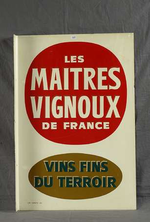 LES MAÎTRES VIGNERONS : Tôle double-face à équerre