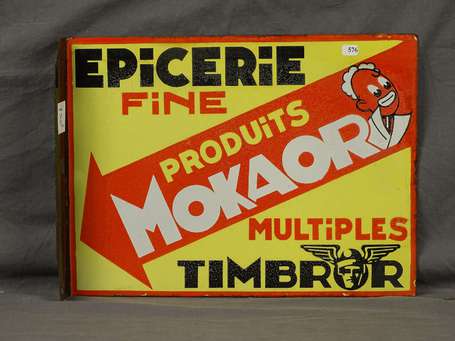 PRODUITS MOKAOR Epicerie Fine : Plaque émaillée 