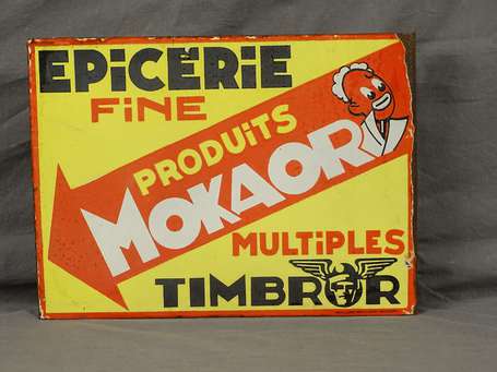 PRODUITS MOKAOR Epicerie Fine : Plaque émaillée 