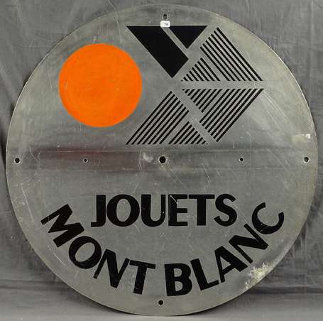 JOUETS MONTBLANC : Plaque circulaire double-face 