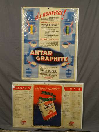 ANTAR GRAPHITE : Affiche lithographiée. Ca 1934, 