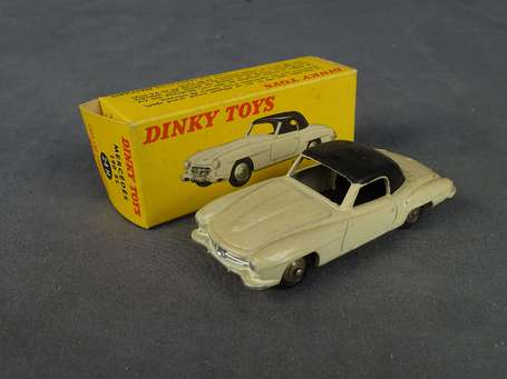 Dinky toys-Mercedes 190 SL, couleur blanche toit 