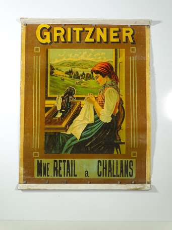 Machines à Coudre Gritzner :  Affiches montées sur