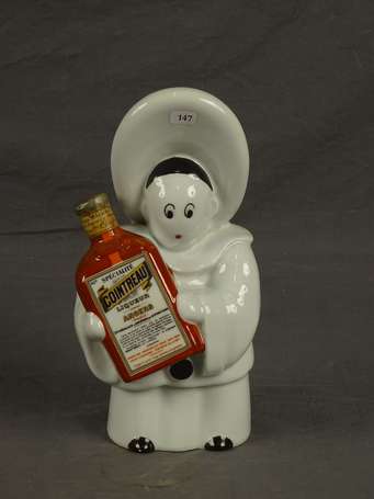 COINTREAU : Bouteille en forme du Pierrot de 