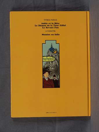 Tardi : Adèle Blanc-Sec 3 ; Le Savant fou en 