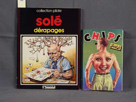 Solé : 2 albums : Dérapages et Chips en éditions 