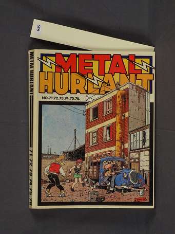 Métal Hurlant : reliure 15 des n° 71 à 76 en très 