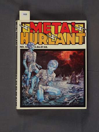 Métal Hurlant : reliure 17 des n° 83 à 88 en très 