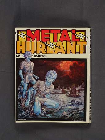 Métal Hurlant : reliure 17 des n° 83 à 88 en très 