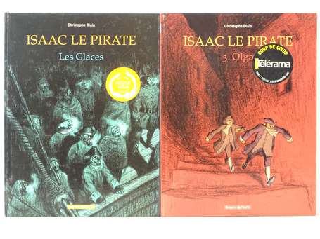 Blain : Isaac le pirate 2 et 3 ; Les Glaces et 