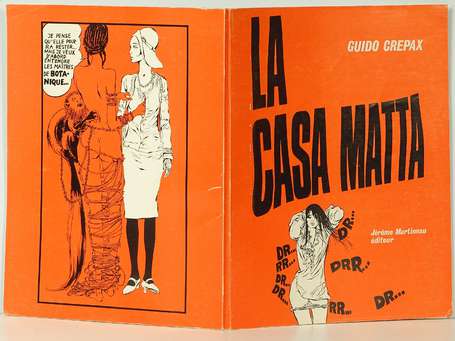 Crepax : La Casa matta en édition originale de 