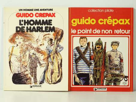 Crepax : deux albums ; L'Homme de Harlem en 