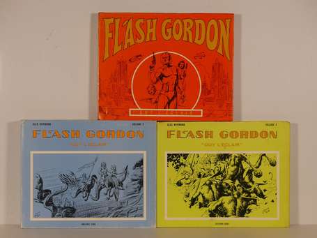 Alex raymond : 3 albums : Flash gordon 1, 2 et 3 