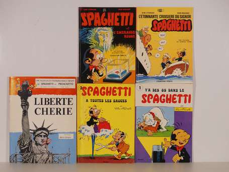 Attanasio : 5 albums de Spaghetti ; Spaghetti et 