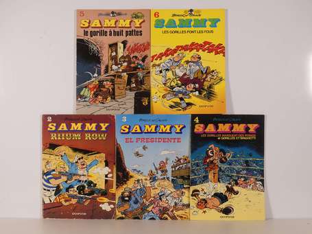 Berck : 5 albums : Sammy 2 à 6 ; de Rhum Row à Les