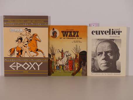 Cuvelier : 3 albums : Epoxy en 2e édition de 1977,