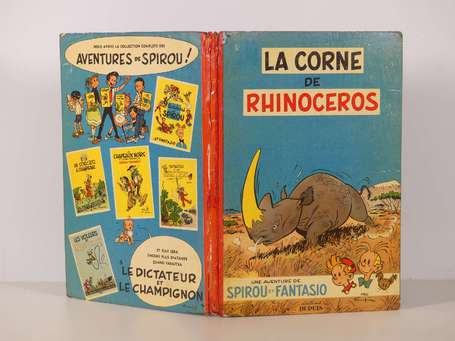 Franquin : Spirou 6 ; La Corne de rhinocéros en 