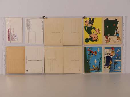 Franquin : 16 cartes postales dont la série 