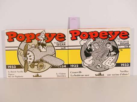 Segar : Popeye 4 et 5 ; 1933-1934 et 1932-1933 en 