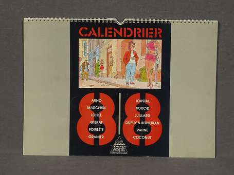 Collectif : Calendrier 1988 illustré par Loisel, 