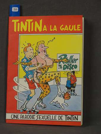 Hergé : album pastiche Tintin a la gaule en 