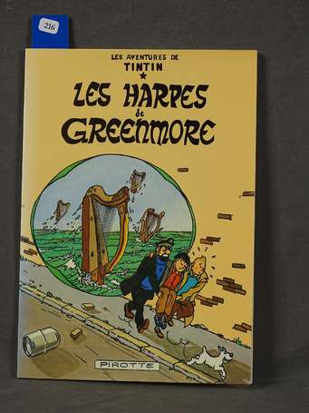 Hergé : album pastiche Les Harpes de Greenmore en 