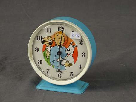 Hergé : réveil Tintin de marque Avronel de 1985 en