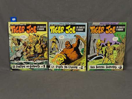 Hubinon : Tiger Joe 1 à 3 en éditions originales 