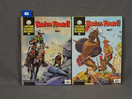 Jijé : Baden Powell en réédition en deux tomes de 