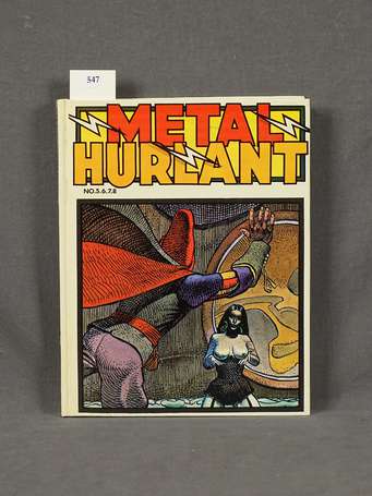 Métal Hurlant : reliure 2 des n° 5 à 8 en très 