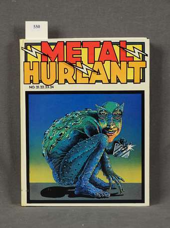 Métal Hurlant : reliure 6 des n° 21 à 4 en très 