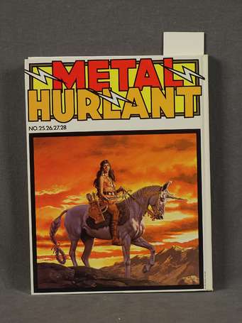 Métal Hurlant : reliure 7 des n° 25 à 28 en très 