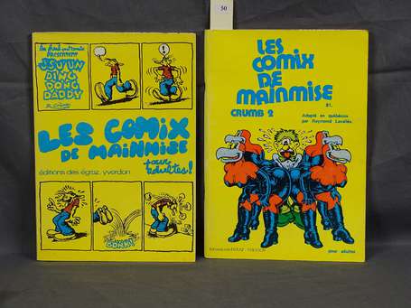 Crumb : Les Comix de Mainmise 1 et 2 en 2e 