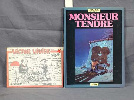 Gégé : 2 albums : Monsieur Tendre en tirage de 