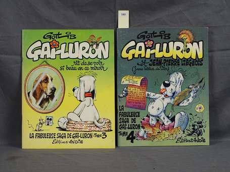 Gotlib : Gai-Luron 3 et 4 en éditions originales 