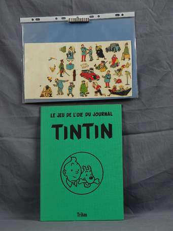 Hergé : jeu de l'oie Tintin et Milou en réédition 