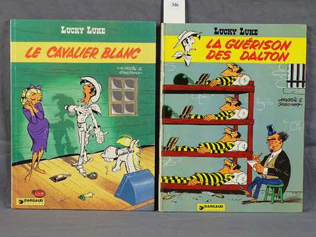 Morris : Lucky Luke 43 et 44 ; Le cavalier blanc 