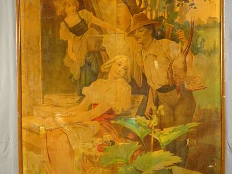 MUCHA Alfons (1860-1939) D'après - Retour de 