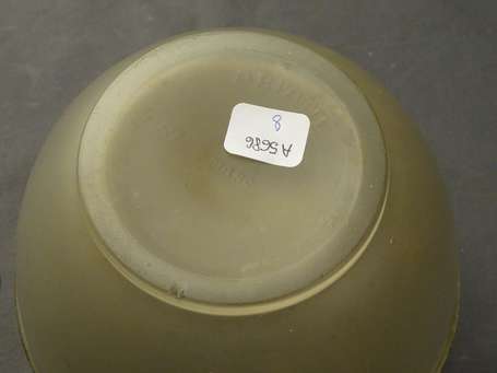 PRIOR - Vase Ariane en verre satiné pressé-moulé, 