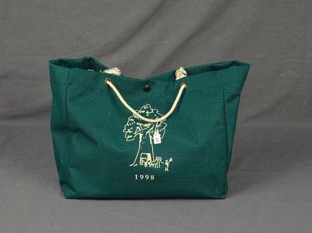 HERMES - Sac cabas en toile verte pour l'année 