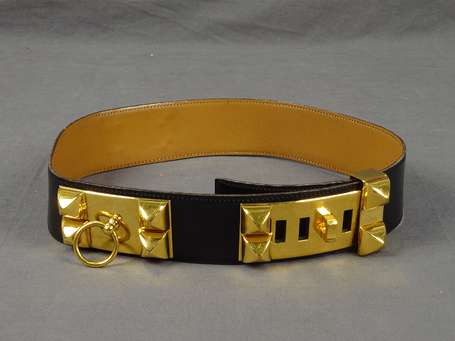 HERMES - Ceinture Collier de chien 47 mm en veau 