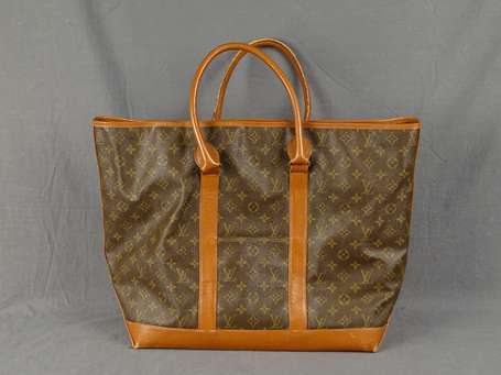 LOUIS VUITTON - Grand sac cabas week-end GM en 