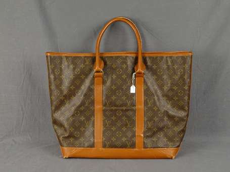 LOUIS VUITTON - Grand sac cabas week-end GM en 