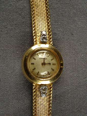 OMEGA - Montre bracelet de dame en or jaune 18K 